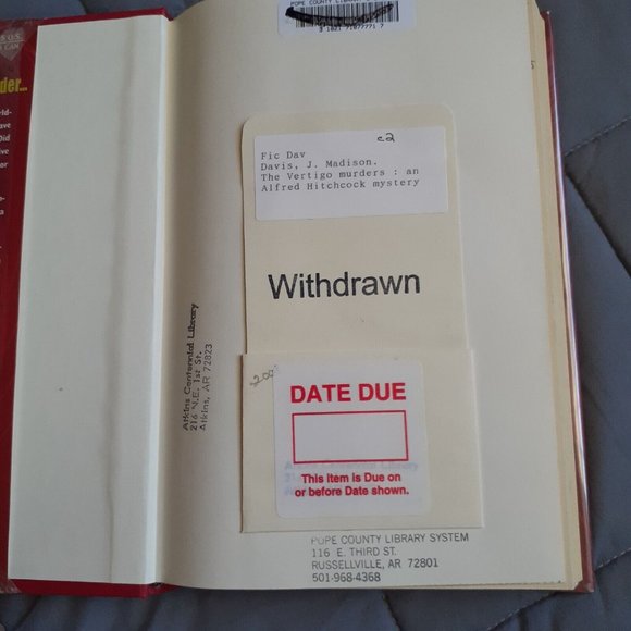 Alfred Hitchcock In The Vertigo Murders Hardcover Book By J. Madison Davis - Picture 11 of 16